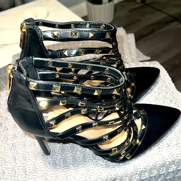ROCK STUDDED STILETTOS AND CAVIAR CROSSBODY SET - Picture 3 of 5